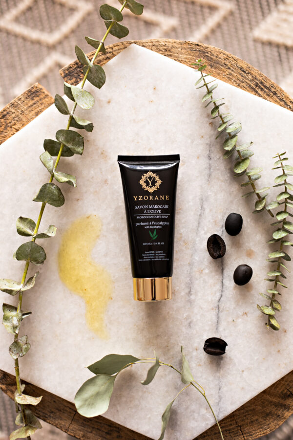 Moroccan Olive & Eucalyptus Soap – Natural Cleanser for Face & Body | Purify, Hydrate, and Balance Your Skin